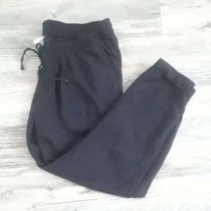 Maternity dressy joggers Sz M Black Old Navy